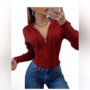 🆕Cable Knit Sweater Crop Sweater